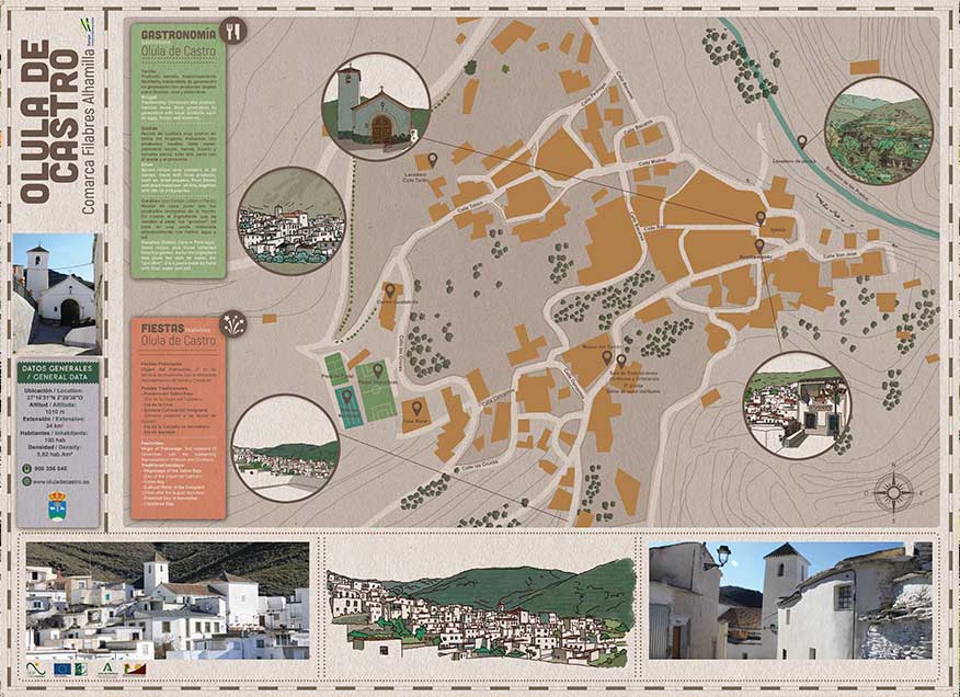 Mapa Almeria filabres Alhamilla